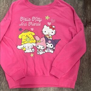 Sanrio Pink Hello Kitty Pullover Hoodie